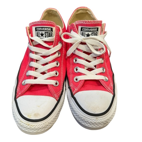 Converse Red and White Sneakers - Picture 1 of 7